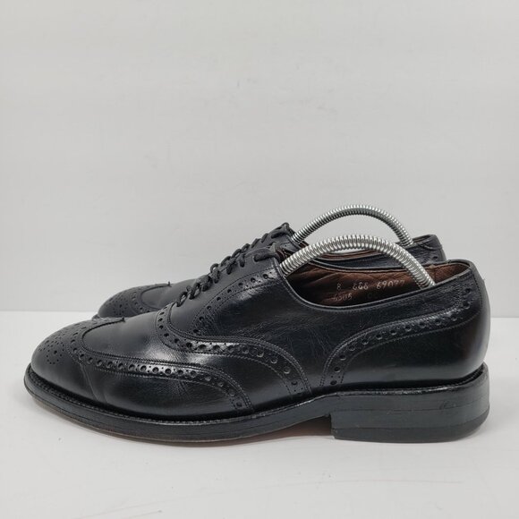 Allen Edmonds Men\'s Black Strand Cap Top Oxford Shoes 69077 US Size 8 EEE main image 6